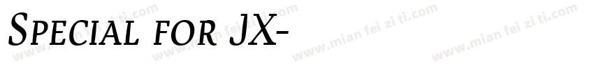 Special for JX字体转换